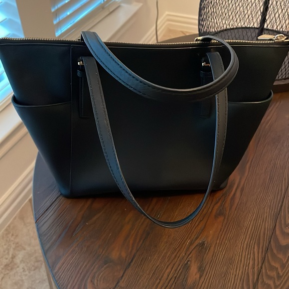 Michael Kors black shoulder purse. - Picture 2 of 4